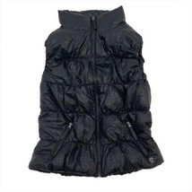 Betsey Johnson Womens Embossed Puffer Vest Color Black Size X-Large - £37.87 GBP