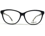 Public Eyeworks Brille Rahmen BELLEVUE-C02 Schwarz Schildplatt Cat Eye 5... - $51.06