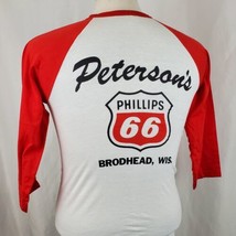 Vintage Phillips 66 Raglan T-Shirt Medium 3/4 Sleeve Screen Stars Deadst... - $27.95