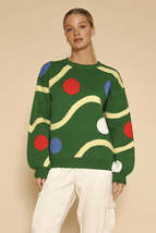 Christmas tree ornament knit sweater - £34.01 GBP