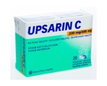  UPSARIN  C 330/220 mg x 20 T. - pain and fever (PACK OF 4 ) - $66.66