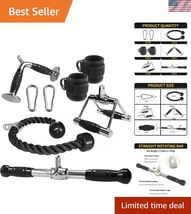 Tricep Press Down Cable Machine Attachment, LAT Pulldown Attachments, Ho... - $102.46