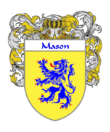 Mason Family Crest / Coat of Arms JPG and PDF - Instant Download - $2.90