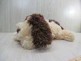 Ty CLASSIC BOONE Plush Shaggy Brown Cream Puppy Dog Stuffed Animal 2006 - £10.27 GBP