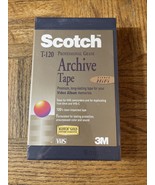 Scotch T-120 VHS Archive Tape Brand New-Very Rare-SHIPS N 24 HOURS - $24.63