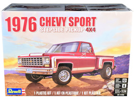 Level 4 Model Kit 1976 Chevrolet Sports Stepside 4x4 Pickup Truck 1/24 Scale Mod - £40.76 GBP