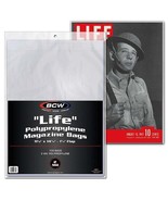 1 pack of 100 BCW 11 ⅛&quot; x 14 ¼&quot; + 1 ¼&quot; Flap Life Magazine Bags - €18,41 EUR