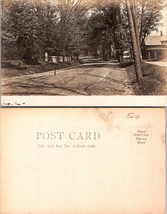 USA Unknown Location Dirt Road in a Semi Rural Area RPPC Antique Postcard - £11.31 GBP