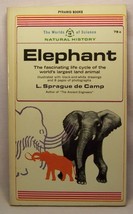 L. Sprague de Camp ELEPHANT First edition Paperback original 1964 Non-fiction! - £10.74 GBP