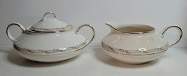 Pope Gosser China la Belle Sugar Bowl &amp; Creamer - $361.69 MXN
