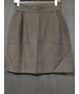 Dolce &amp; Gabbana Wool And Cotton Black Geometric Print A-Line Skirt Sz 42 - €137,01 EUR