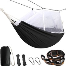 Anyoo Camping Cotton Hammock With Mosquito Fabric Hammock With Tree, Hiking - $35.98