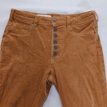 Anthropologie Pilcro Womens Brown Cotton High Rise Skinny Corduroy Pants (27×25) image 13