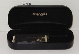 Coach New York Glasses Case Black Hard Clamshell Sunglasses Eyeglasses - $24.70