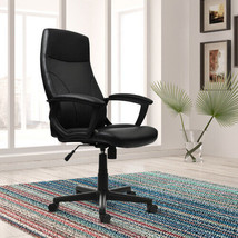 Medium Back Executive Office Chair, Black - $161.45