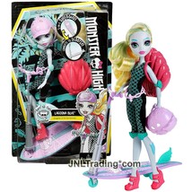 Year 2015 Monster High How Do You Boo Doll Set SURF-TO-TURF Scooter Lagoona Blue - £43.95 GBP