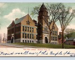 New High School Building Bellows Falls Vermont VT 1907 UDB Postcard P13 - $4.90
