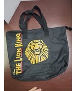 Disney The Lion King The Broadway Musical Tote Bag Black &amp; Yellow Simba ... - £9.55 GBP