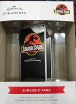 Hallmark Ornaments Jurassic Park Retro Video Cassette Case Christmas Ornament - £12.44 GBP
