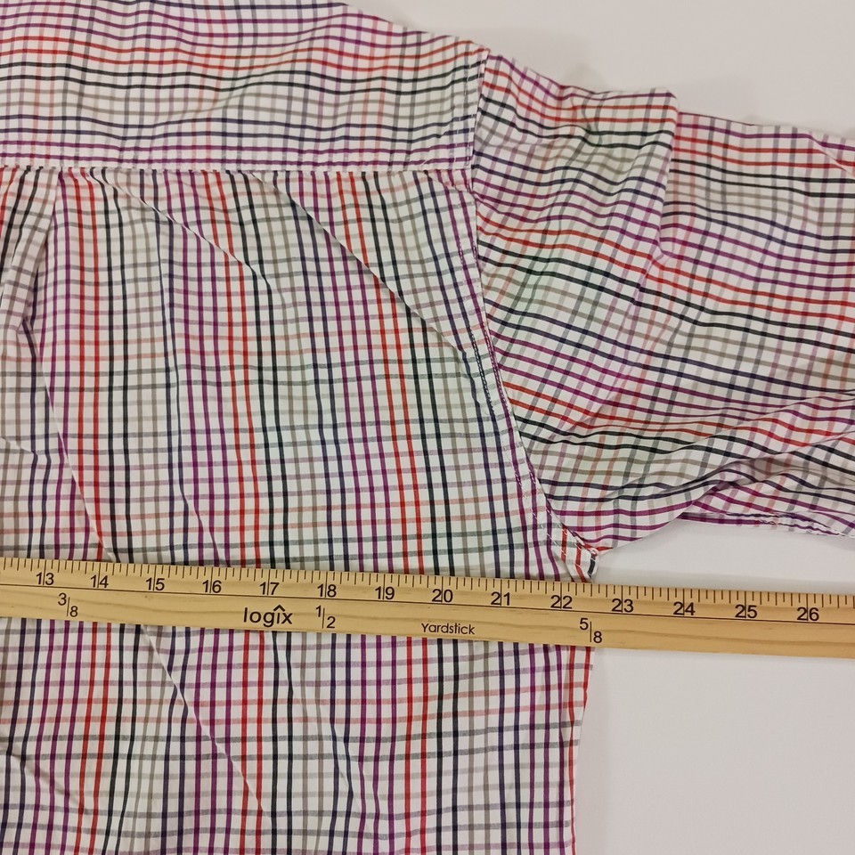 Carhartt S252 WTH Men’s Multicolor Plaid Cotton  Button-Down Long Sleeve Size M Item image 5