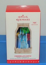 Hallmark Keepsake Cinderella&#39;s Castle 2016 Light Sound Magic Christmas Ornament - £97.55 GBP