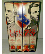 Civil War Americas&#39;s Bloodiest Battles Color VHS 4 Tape Series History C... - £6.35 GBP