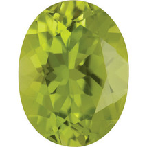 10 x 8mm Genuine Oval Faceted Peridot - $55.17