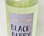 Bath and Body Works Blackberry &amp; Basil Fine Fragrance Body Mist Spray 8 oz - £17.26 GBP