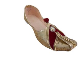 Men Shoes Indian Mojari Handmade Khussa Loafers &amp; Slip Ons Jutties US 6-12 - £43.45 GBP