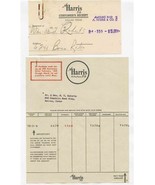 A Harris Department Store Customer Receipt Statement Envelope Dallas TX ... - £37.11 GBP