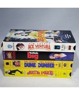 Lot of 4 Comedy VHS Movies Ace Ventura Nature Call Big Dumb Dumber Austi... - £10.34 GBP