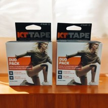 2x KT Tape Duo Pack 20 Strips 2-10&quot; 10 Cotton 10 Pro Strips Each Box Bra... - $27.43