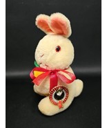 Shanghai Dolls Factory Plush Rabbit Bunny Carrot Pure Wool 5&quot; Plush Stuf... - $554.54 MXN