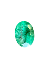 Esmeralda Piedra Natural Suelto 10.00CT Verde Corte Colombia Facetado Ovalado - £8.48 GBP