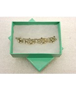 Crystal Rhinestone Hair Clip, 2.5&quot;, Petal Flowers &amp; Leaves, Hinge Clasp,... - $185.63 MXN