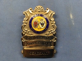 STATE OF SOUTH CAROLINA SC DEPARTMENT OF CORRECTIONS SERGEANT BADGE - $75.00