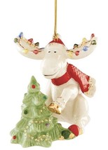 Lenox 2020 Moose Ornament Marcel Figurine Annual Decorates Tree Christmas NEW - £55.95 GBP