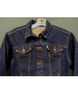 Vintage Levi's Denim Blue Trucker Jean Jacket Size Youth XL 37488 - £31.23 GBP