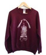 Vtg Y2K 2PAC TUPAC SWEATSHIRT 1971-1996 SHIRT OFF THUG LIFE SMALL GILDAN... - $205.76 CAD