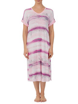 Secret Treasures Women&#39;s Short Sleeve V-Neck Nightgown Tie Dye Size 2X(18W-20W) - £21.78 GBP
