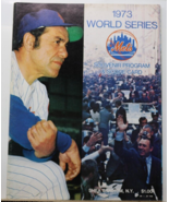 1973 World Series Souvenir Program &amp; Score Card Unscored NY Mets vs. Oak... - $33.24 CAD
