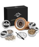 Cocktail Smoker Kit - Bourbon Drink Smoker &amp; 4 Flavors Wood Chips-Old Fa... - $14.95