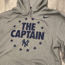 Men’s Nike Dri-Fit Yankees &quot;The Captain&quot; Jeter Sweatshirt Size Adult Small - £41.89 GBP