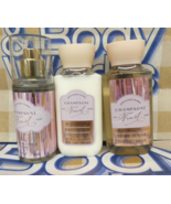 Bath &amp; Body Works travel Set CHAMPAGNE TOAST Mist Spray Body Lotion Wash... - $18.20 CAD