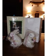 Lighted heavy resin bunnies battery operated code:elf new in box - £23.34 GBP