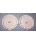 2 Vintage Corning Ware Blue Cornflower 9-inch Pie Pan-P-309 - $61.71 CAD