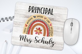 Personalized Principal Gifts, Principal Rainbow Mouse Pad, School Principal Desk - £3.16 GBP