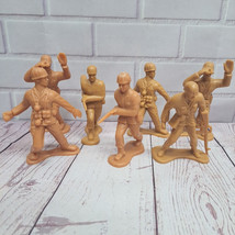 Lot of 7 Greenbrier International Large 4&quot; Plastic Army Men Toy Soldiers... - $14.50