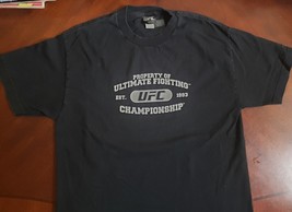Property of UFC Championship As Real As It Gets T-Shirt L - £7.95 GBP