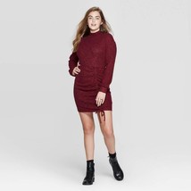 Women&#39;s Mock Turtleneck Cinched Bottom Sweater Mini Dress - Xhilarationâ„¢ M - £8.75 GBP